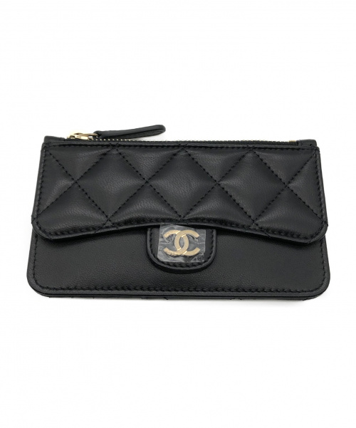 CHANEL（シャネル）CHANEL (シャネル) クラシックカードケース ブラック サイズ:- ラムスキンの古着・服飾アイテム
