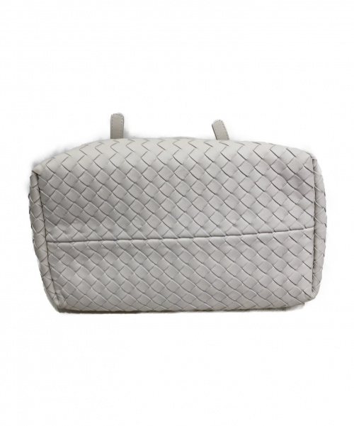 BOTTEGA VENETA（ボッテガベネタ）BOTTEGA VENETA (ボッテガヴェネタ) トートバッグ ホワイト サイズ:- イントレチャート ナッパレザーの古着・服飾アイテム