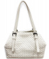 BOTTEGA VENETA（ボッテガヴェネタ）の古着「トートバッグ」｜ホワイト