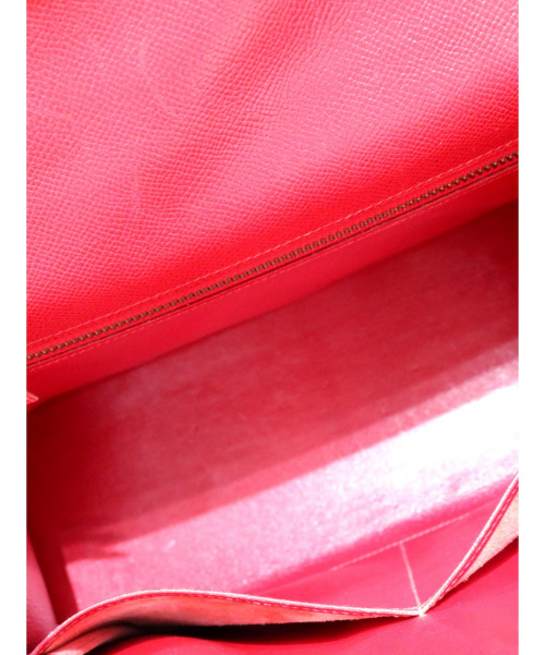 HERMES（エルメス）HERMES (エルメス) ケリーバッグ ルージュ サイズ:32 外縫い クシュベル 〇W　ゴールド金具の古着・服飾アイテム