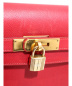 中古・古着 HERMES (エルメス) ケリーバッグ ルージュ サイズ:32 外縫い クシュベル 〇W　ゴールド金具：448000円