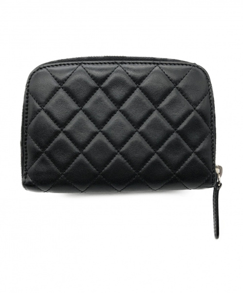 CHANEL（シャネル）CHANEL (シャネル) ココマークチェーンウォレット ブラック サイズ:- ラムスキンの古着・服飾アイテム