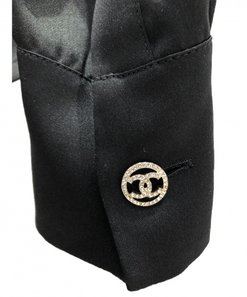 CHANEL（シャネル）CHANEL (シャネル) セーラーカラーシャツ ブラック サイズ:34の古着・服飾アイテム
