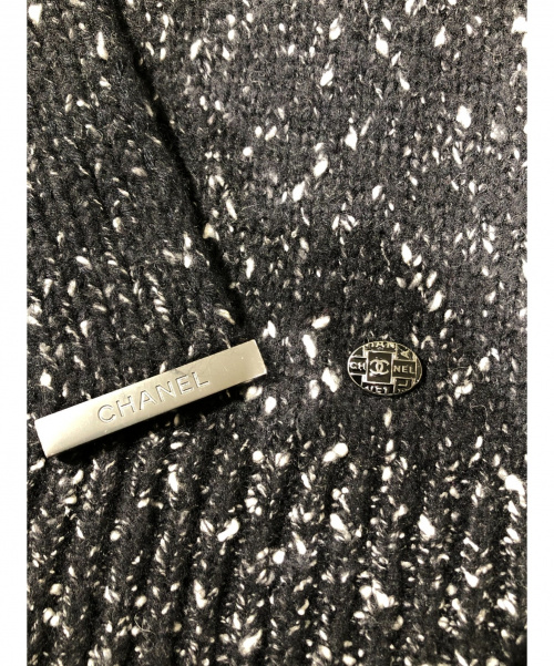 CHANEL（シャネル）CHANEL (シャネル) Vネックニット ブラック サイズ:34の古着・服飾アイテム