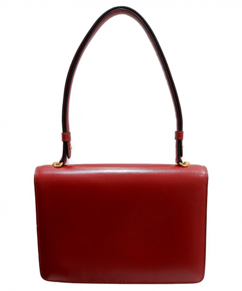 HERMES（エルメス）HERMES (エルメス) ヴィンテージショルダーバッグ ボルドー サイズ:- ボックスカーフ　〇Wの古着・服飾アイテム