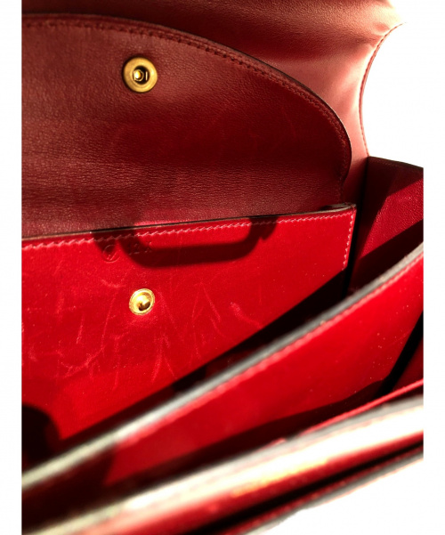 HERMES（エルメス）HERMES (エルメス) ヴィンテージショルダーバッグ ボルドー サイズ:- ボックスカーフ　〇Wの古着・服飾アイテム