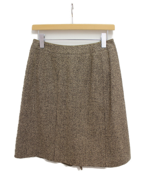 CHANEL（シャネル）CHANEL (シャネル) ツイードセットアップ ブラウン サイズ:36の古着・服飾アイテム