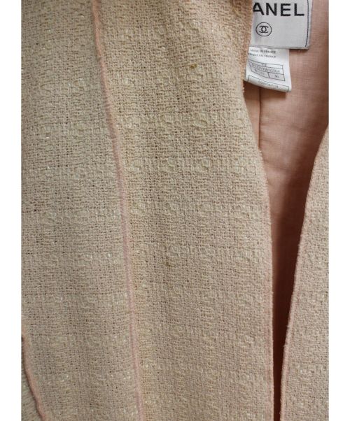 CHANEL（シャネル）CHANEL (シャネル) コットンツイードセットアップ ピンク サイズ:36の古着・服飾アイテム