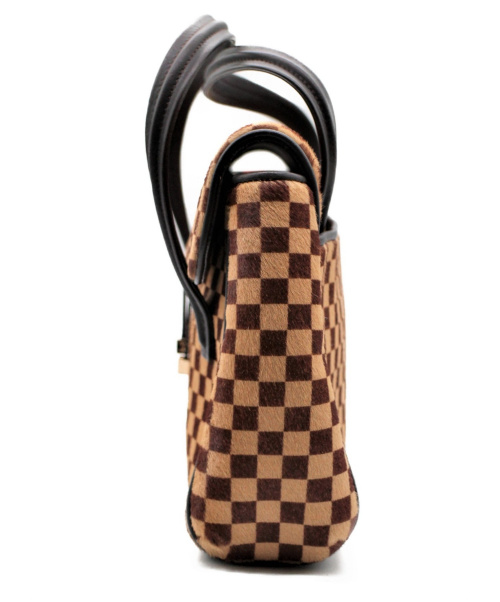 LOUIS VUITTON（ルイ ヴィトン）LOUIS VUITTON (ルイ・ヴィトン) ライオン ブラウン×ベージュ サイズ:- ダミエ・ソバージュ M92131 ハラコ CE0032の古着・服飾アイテム