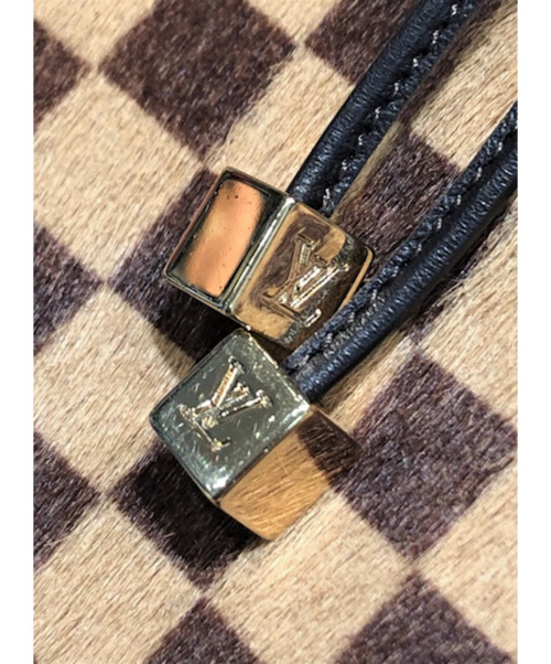 LOUIS VUITTON（ルイ ヴィトン）LOUIS VUITTON (ルイ・ヴィトン) ライオン ブラウン×ベージュ サイズ:- ダミエ・ソバージュ M92131 ハラコ CE0032の古着・服飾アイテム