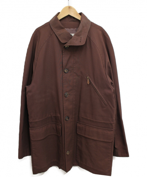 HERMES（エルメス）HERMES (エルメス) ジップコート ブラウン サイズ:48の古着・服飾アイテム