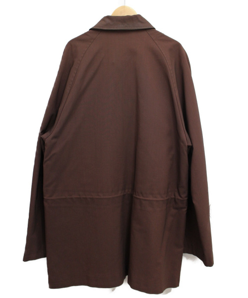 HERMES（エルメス）HERMES (エルメス) ジップコート ブラウン サイズ:48の古着・服飾アイテム
