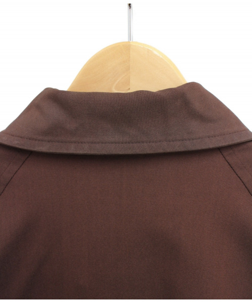 HERMES（エルメス）HERMES (エルメス) ジップコート ブラウン サイズ:48の古着・服飾アイテム