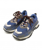 BALENCIAGAバレンシアガ）の古着「triple S」｜ブルー