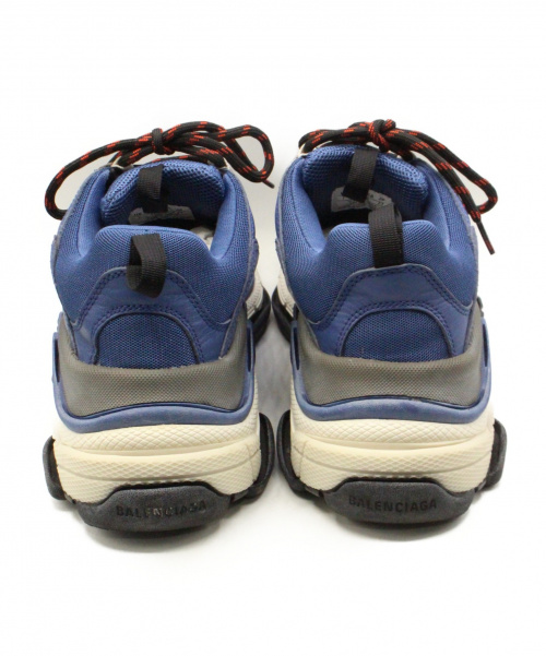 BALENCIAGA（バレンシアガ）BALENCIAGA (バレンシアガ) triple S ブルー サイズ:41の古着・服飾アイテム