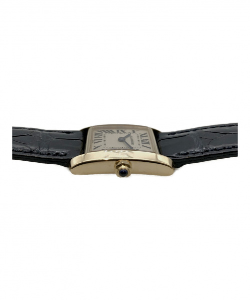 Cartier（カルティエ）Cartier (カルティエ) タンクフランセーズSM ホワイト サイズ:SM  Ｗ5000256 クォーツ ベルト非純正 K18YGの古着・服飾アイテム