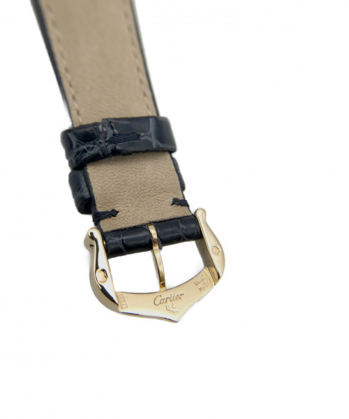Cartier（カルティエ）Cartier (カルティエ) タンクフランセーズSM ホワイト サイズ:SM  Ｗ5000256 クォーツ ベルト非純正 K18YGの古着・服飾アイテム