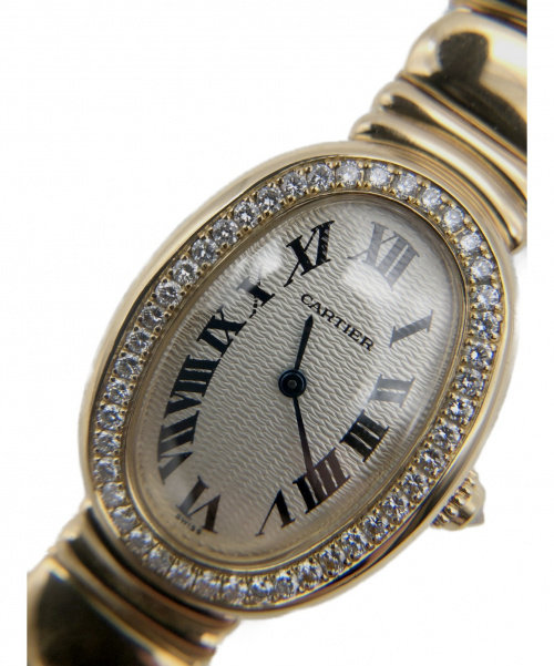 Cartier（カルティエ）Cartier (カルティエ) ベニュワール サイズ:- クォーツ K18YG ダイヤモンドの古着・服飾アイテム
