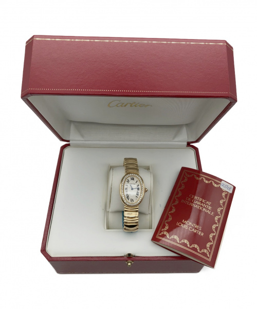 Cartier（カルティエ）Cartier (カルティエ) ベニュワール サイズ:- クォーツ K18YG ダイヤモンドの古着・服飾アイテム