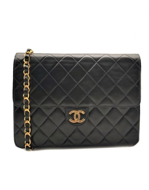 CHANEL（シャネル）CHANEL (シャネル) マトラッセ チェーンショルダーバッグ ブラック サイズ:-の古着・服飾アイテム