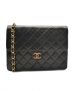 CHANEL（シャネル）の古着「マトラッセ チェーンショルダーバッグ」｜ブラック