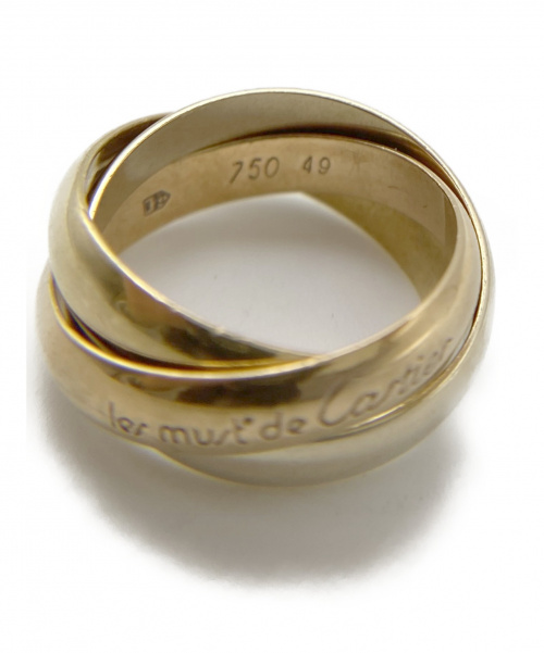 Cartier（カルティエ）Cartier (カルティエ) トリニティーリング サイズ:49 K18の古着・服飾アイテム