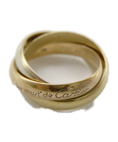 Cartier（カルティエ）Cartier (カルティエ) トリニティーリング サイズ:49 K18の古着・服飾アイテム