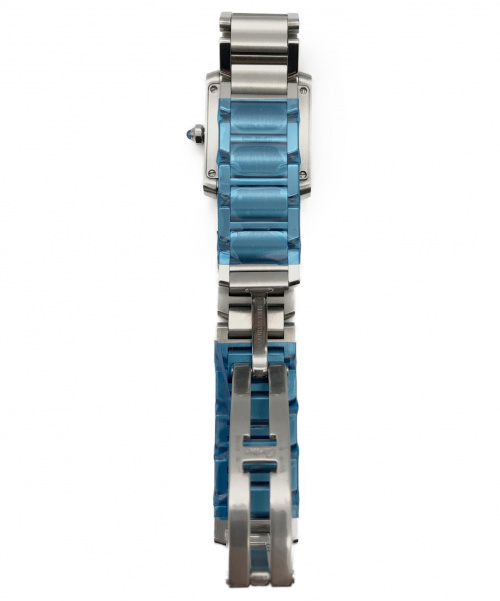 Cartier（カルティエ）Cartier (カルティエ) タンクフランセーズSM ブラック サイズ:SM  W51026Q3 クォーツ ステンレススチールの古着・服飾アイテム
