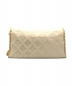 CHANEL (シャネル) ヴィンテージチェーンショルダーバッグ アイボリー サイズ:- マトラッセ レザー：198000円