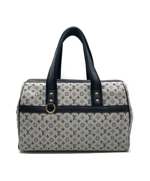 LOUIS VUITTON（ルイ ヴィトン）LOUIS VUITTON (ルイヴィトン) ジョセフィーヌGM グレー×ネイビー サイズ:GM モノグラム・ミニ M92211 VI0012の古着・服飾アイテム