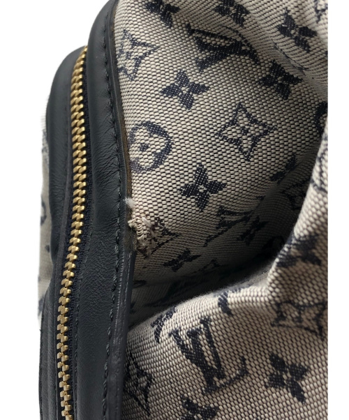LOUIS VUITTON（ルイ ヴィトン）LOUIS VUITTON (ルイヴィトン) ジョセフィーヌGM グレー×ネイビー サイズ:GM モノグラム・ミニ M92211 VI0012の古着・服飾アイテム