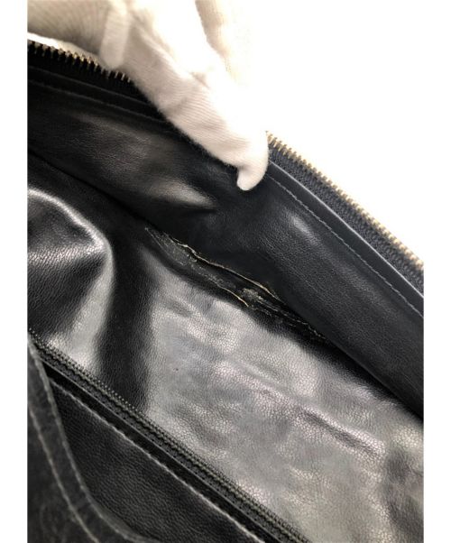 CHANEL（シャネル）CHANEL (シャネル) ココマークチャーム付チェーントートバッグ ブラック サイズ:-の古着・服飾アイテム