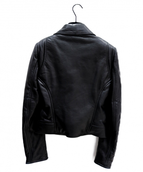 BALENCIAGA（バレンシアガ）BALENCIAGA (バレンシアガ) レザーライダースジャケット ブラック サイズ:36の古着・服飾アイテム