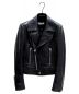 BALENCIAGA（バレンシアガ）の古着「レザーライダースジャケット」｜ブラック