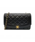 CHANELシャネル）の古着「ダイアナフラップマトラッセ」｜ブラック