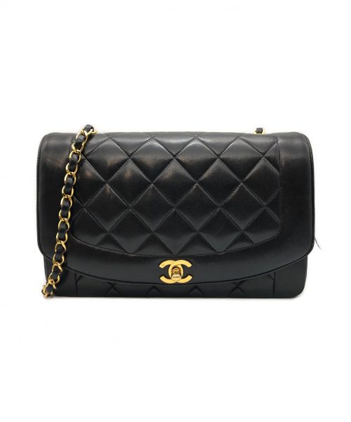 CHANEL（シャネル）CHANEL (シャネル) ダイアナフラップマトラッセ ブラック サイズ:-の古着・服飾アイテム