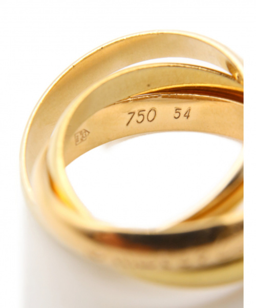 Cartier（カルティエ）Cartier (カルティエ) トリニティリング サイズ:54 K18 8.6gの古着・服飾アイテム