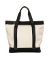 BALENCIAGA (バレンシアガ) ロゴキャンバストートバッグ ホワイト×ブラック サイズ:-：79800円