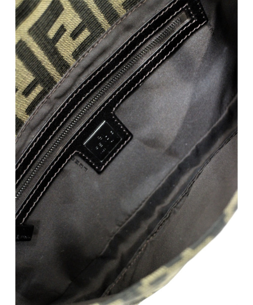 FENDI（フェンディ）FENDI (フェンディ) ハンドバッグ ブラウン×ブラック ズッカ マンマバケット 2119-8BR000-019の古着・服飾アイテム