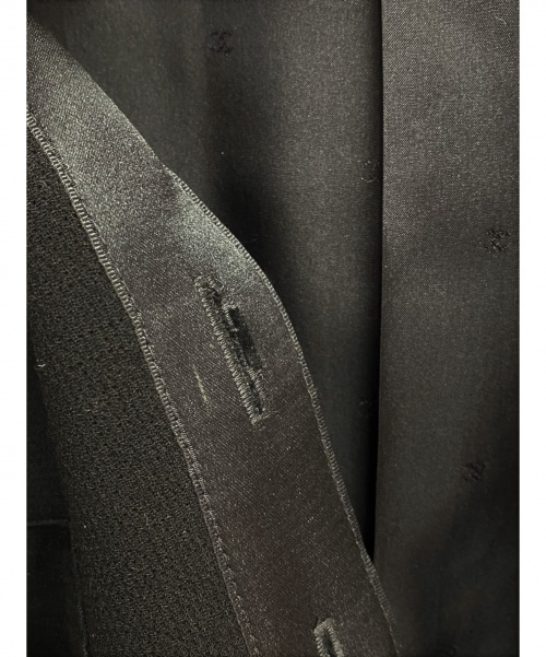 CHANEL（シャネル）CHANEL (シャネル) カメリアボタンセットアップ ブラック サイズ:38の古着・服飾アイテム