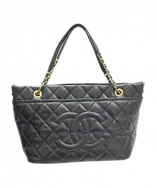 CHANEL（シャネル）CHANEL (シャネル) ココマークトートバッグ ブラック サイズ:-の古着・服飾アイテム