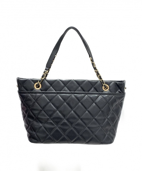 CHANEL（シャネル）CHANEL (シャネル) ココマークトートバッグ ブラック サイズ:-の古着・服飾アイテム