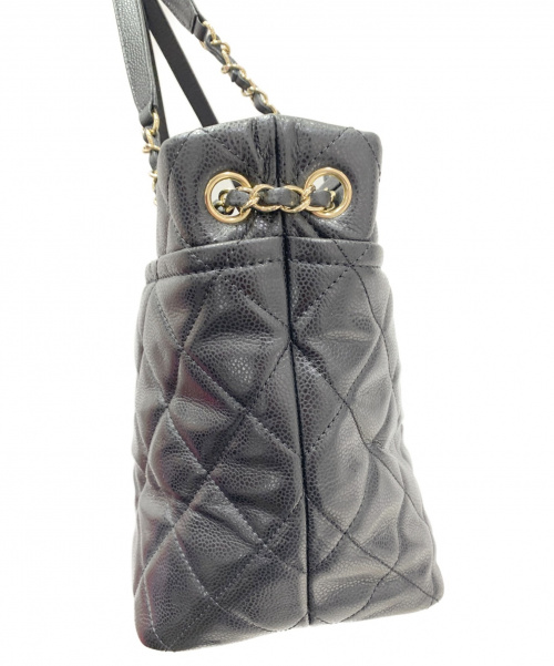 CHANEL（シャネル）CHANEL (シャネル) ココマークトートバッグ ブラック サイズ:-の古着・服飾アイテム