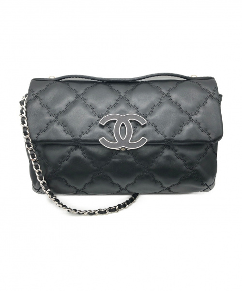 CHANEL（シャネル）CHANEL (シャネル) 2WAYショルダーバッグ ブラック サイズ:- ハンプトンズライン A66128の古着・服飾アイテム