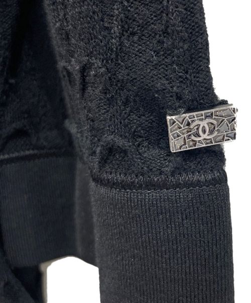 CHANEL（シャネル）CHANEL (シャネル) ニットワンピース ブラック サイズ:34の古着・服飾アイテム