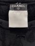 中古・古着 CHANEL (シャネル) ニットワンピース ブラック サイズ:34：34800円