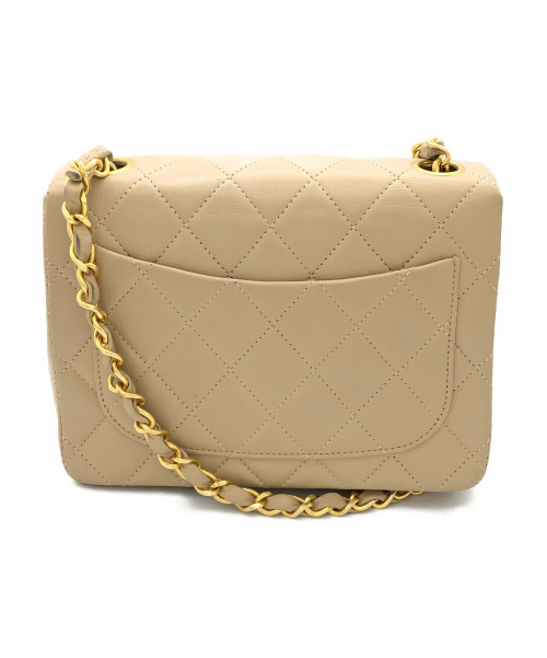 CHANEL（シャネル）CHANEL (シャネル) ミニマトラッセ ベージュ サイズ:- ミニマトラッセ ラムスキンの古着・服飾アイテム