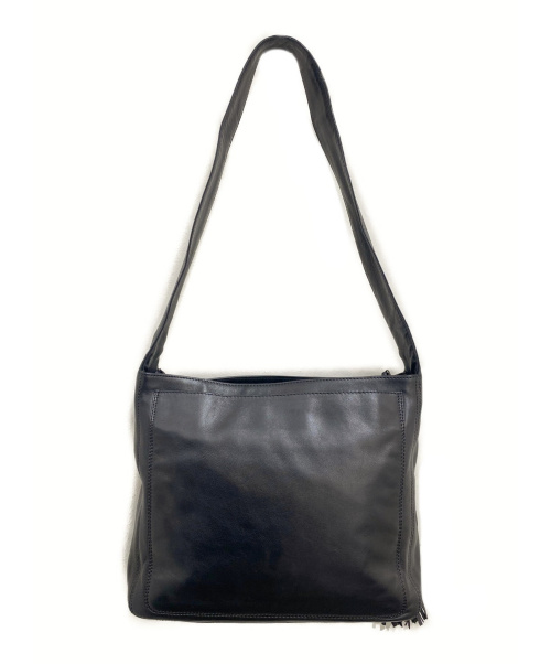 CHANEL（シャネル）CHANEL (シャネル) フリンジショルダーバッグ ブラック サイズ:- レザー 5004758の古着・服飾アイテム