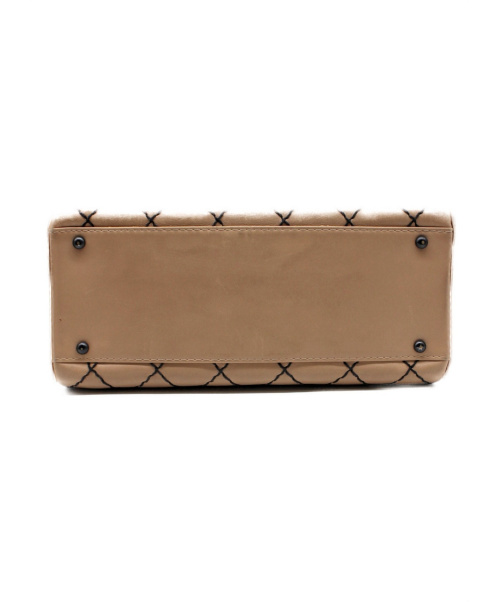 CHANEL（シャネル）CHANEL (シャネル) ワイルドステッチボストンバッグ ベージュ サイズ:- ワイルドステッチ 6177908の古着・服飾アイテム