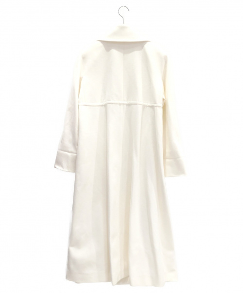 CHANEL（シャネル）CHANEL (シャネル) カシミヤ混ロングコート ホワイト サイズ:40の古着・服飾アイテム